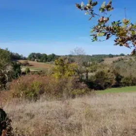 Paysage naturel et collines du Périgord
